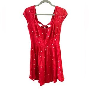 For Love & Lemons Red mini dress